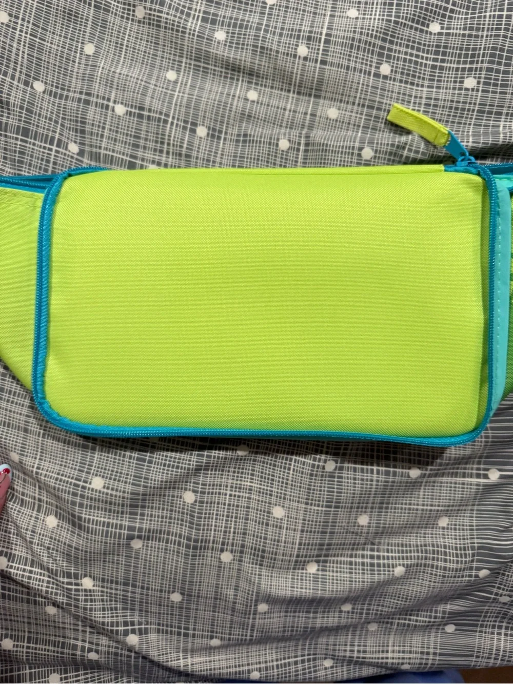 Trader Joe's Lime Green Insulated Mini Tote Bag